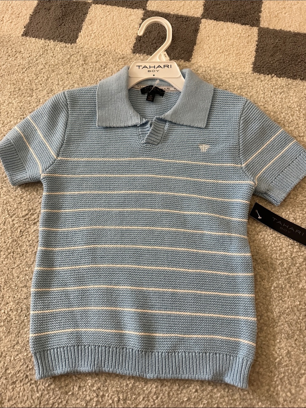 Boys knit polo